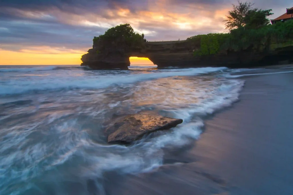 Sunset at Batu Bolong, near Tanah Lot